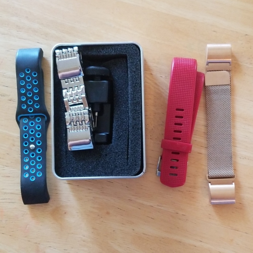 Lot of 4 fitbit charge 2 bands